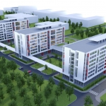 Архитектурный проект студенческого общежития, тип 5, вместимость 734 человека Архитектурный проект студенческого общежития, тип 5, вместимость 734 человека